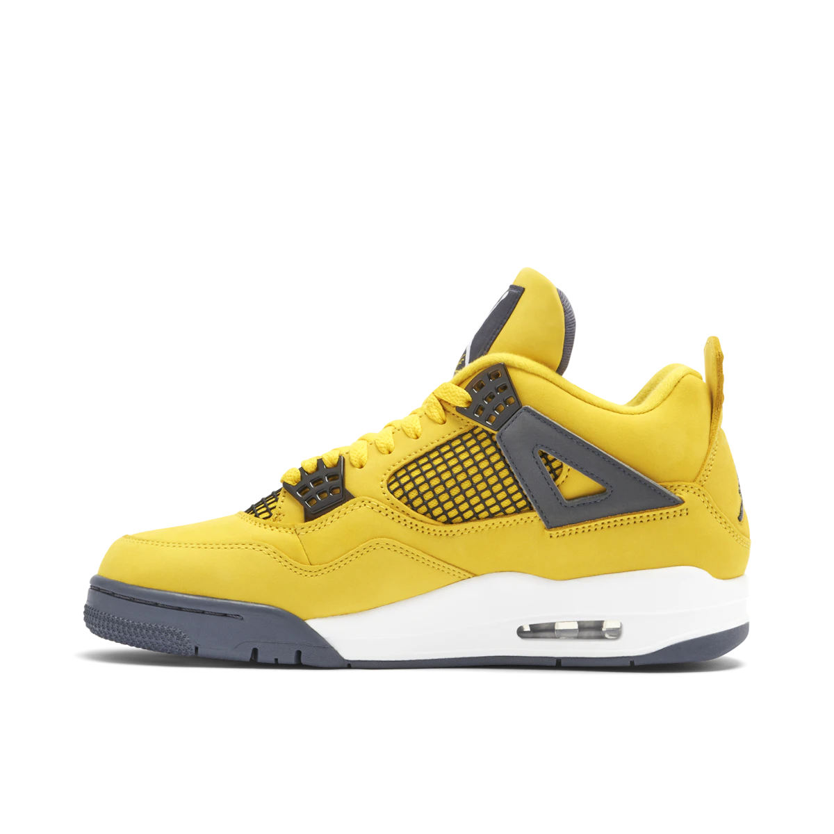 Jordan 4 Retro Lightning (2021) by Jordan's in Shoes. Available at KershKicks for £355.00. A must-have for fans of Jordan's looking to elevate their style with this Shoes.
