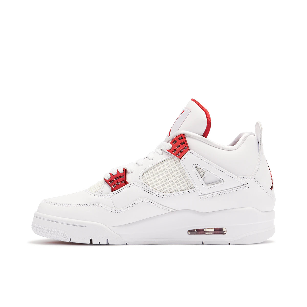 Jordan 4 Retro Metallic Red by Jordan's in Shoes. Available at KershKicks for £600.00. A must-have for fans of Jordan's looking to elevate their style with this Shoes.