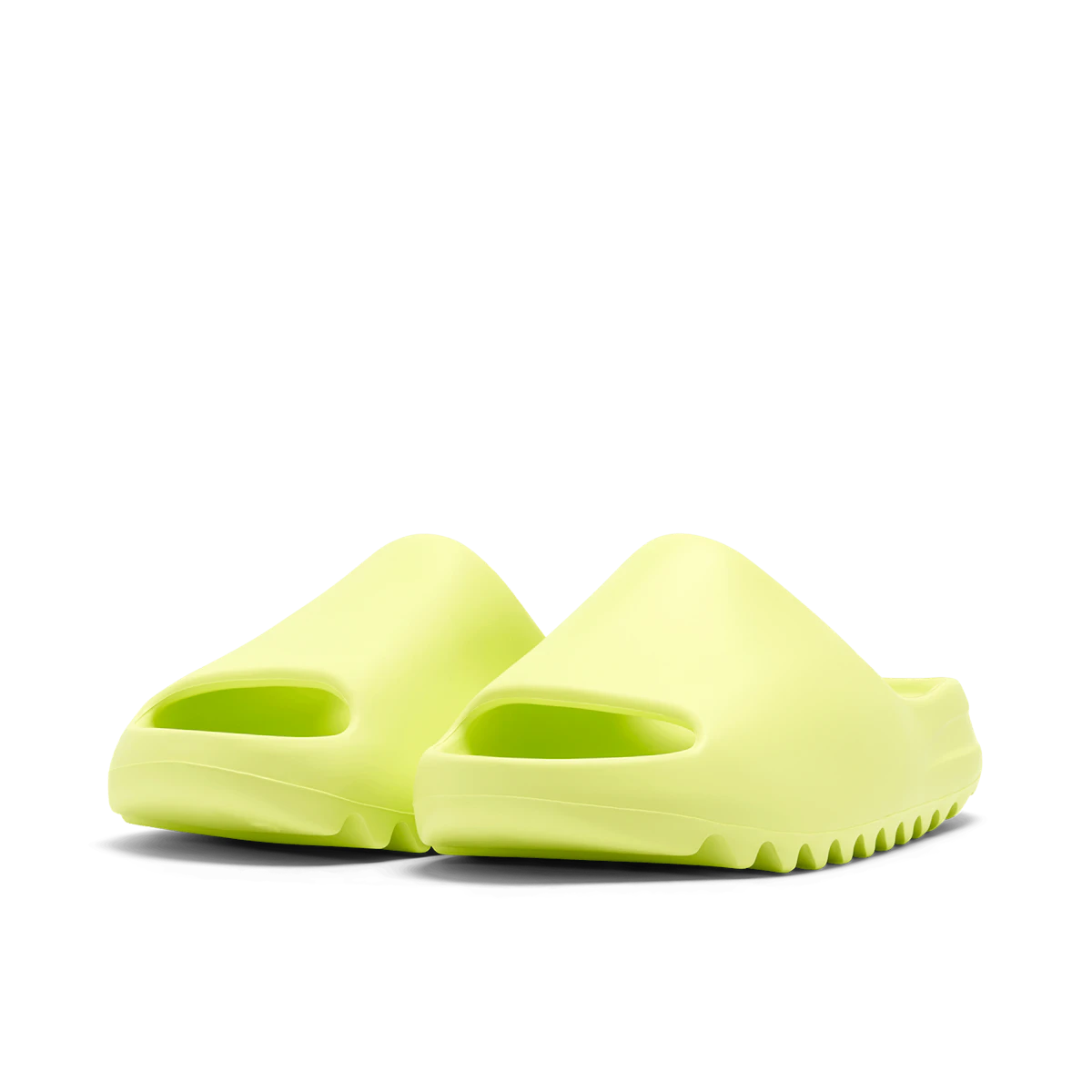 adidas Yeezy Slide Glow Green by Yeezy in Shoes. Available at KershKicks for £150.00. A must-have for fans of Yeezy looking to elevate their style with this Shoes.