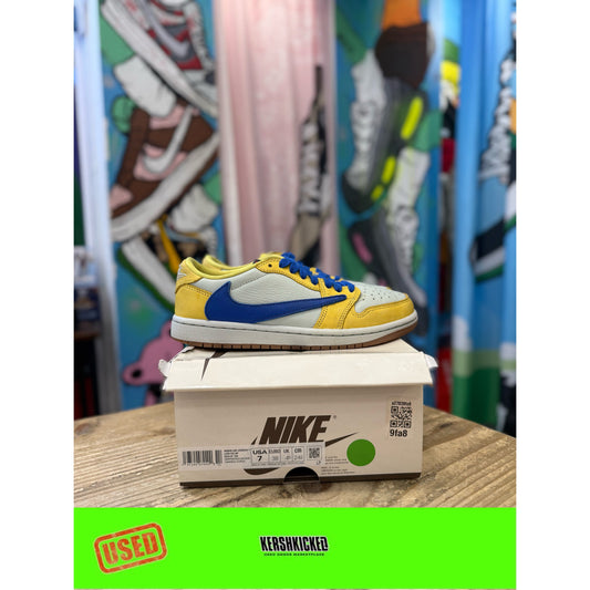 Jordan 1 Retro Low OG SP Travis Scott Canary (Women's) UK 4.5