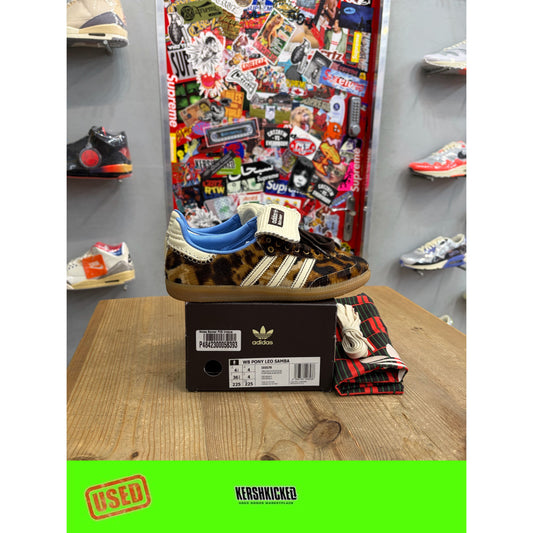 adidas Samba Pony Wales Bonner Leopard UK 4