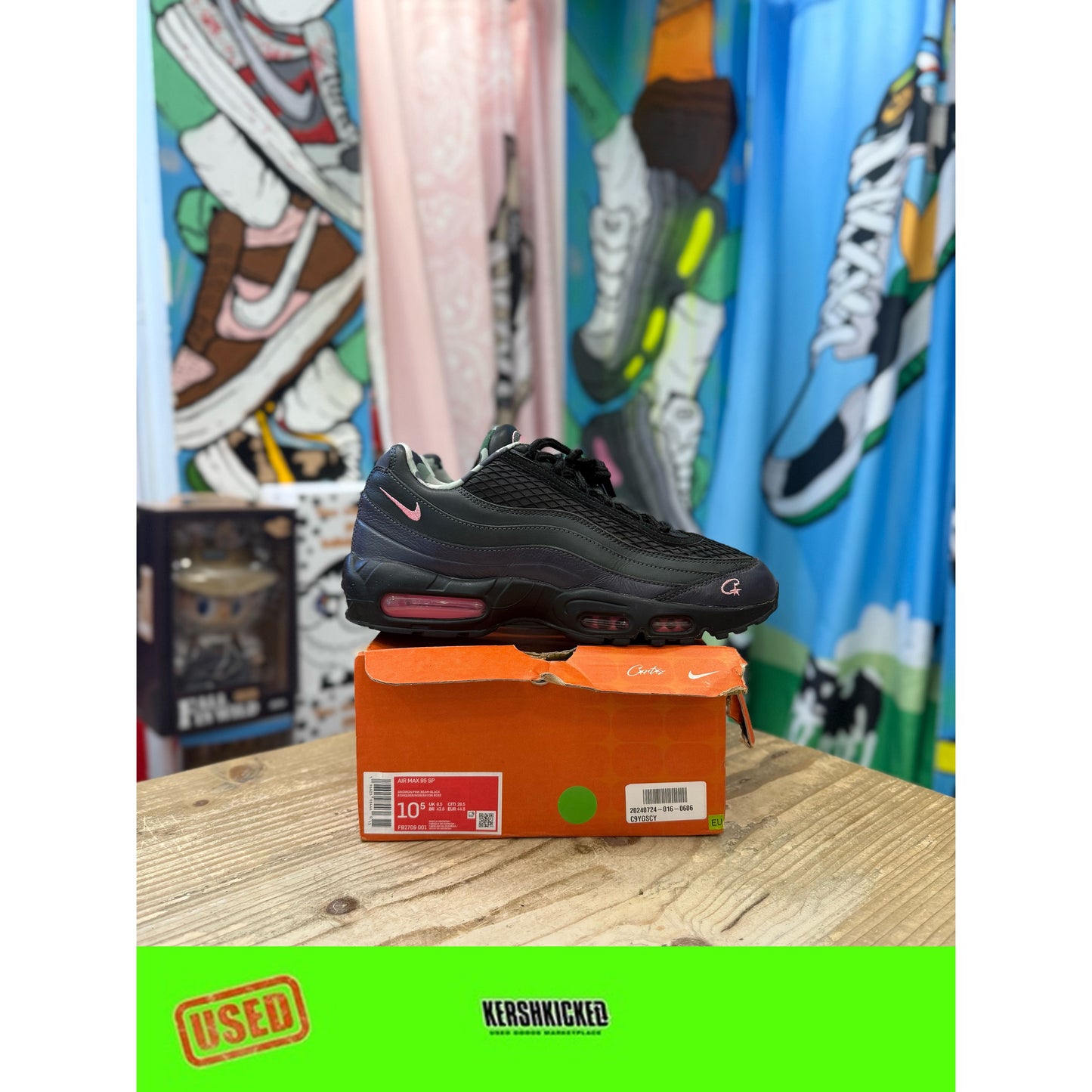 Nike Air Max 95 Corteiz Pink Beam UK 9.5