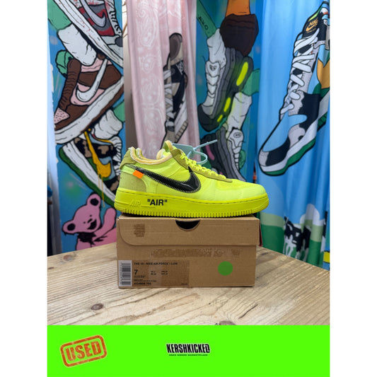 Nike Air Force 1 Off White Volt UK6 (EU40)