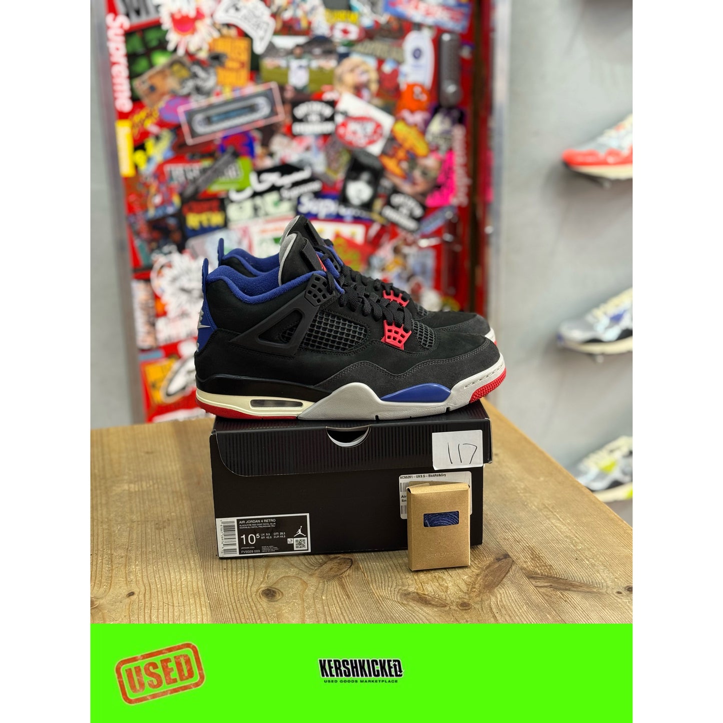 Jordan 4 Retro Rare Air UK 9.5