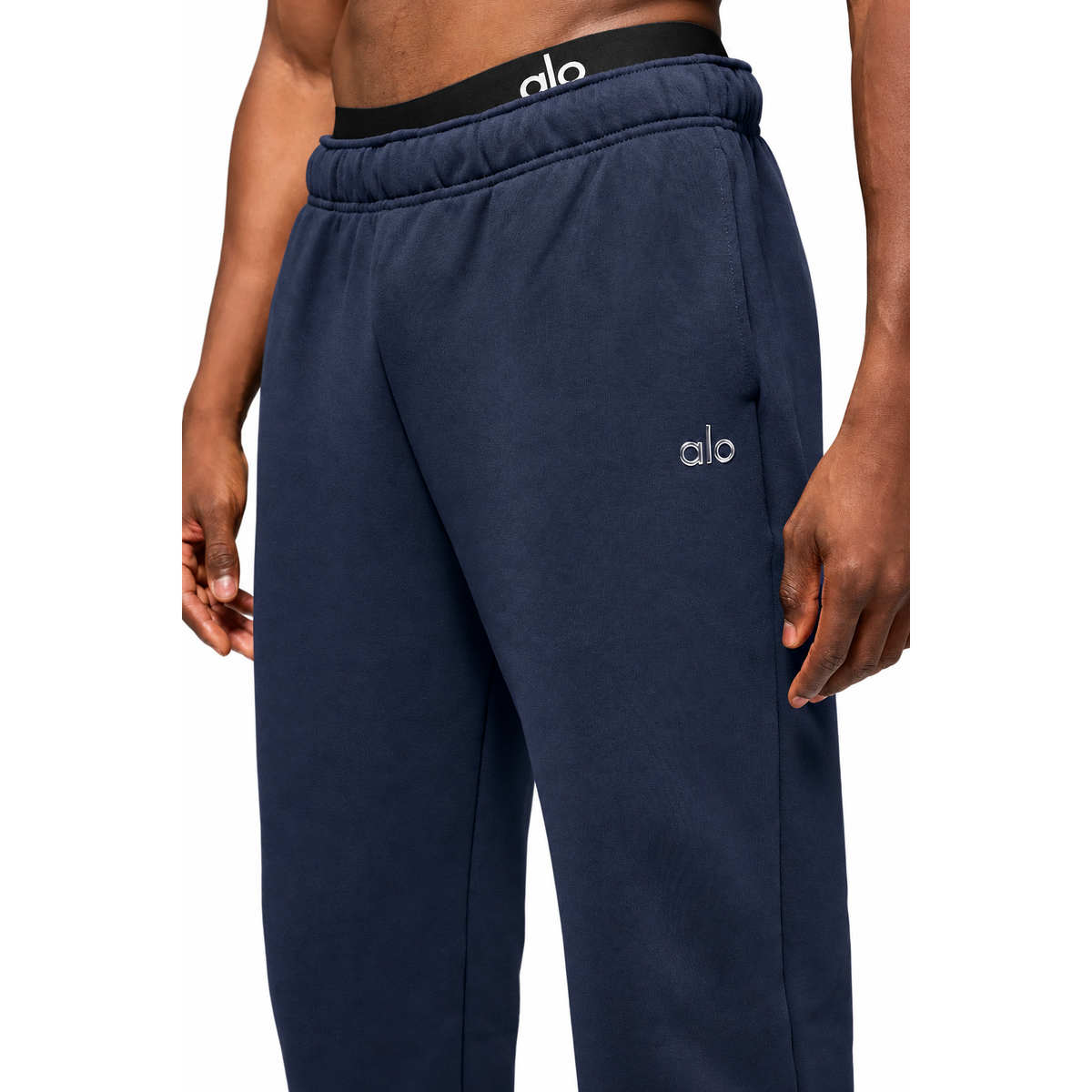 ALO ACCOLADE  SWEATPANTS CUFFED LEG NAVY