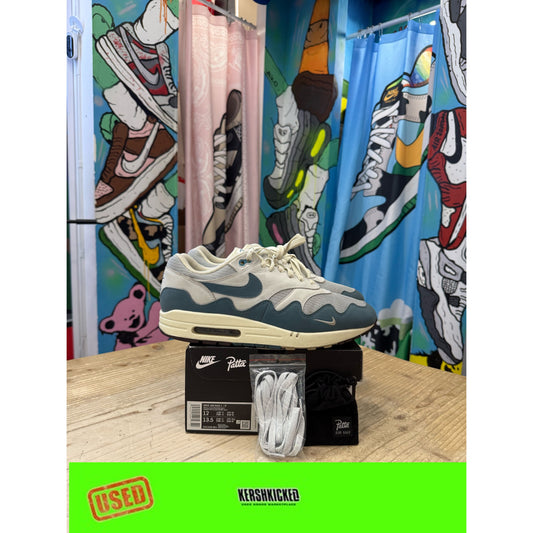 Nike Air Max 1 Patta Waves Noise Aqua UK 11