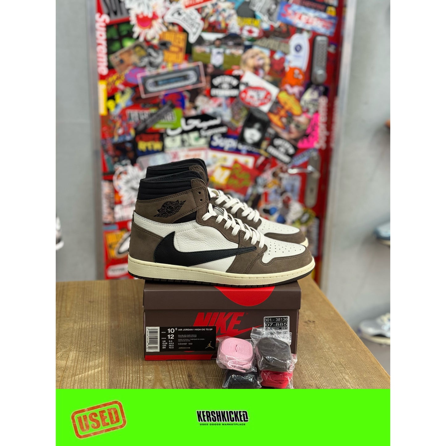 Jordan 1 Retro High Travis Scott Mocha UK 9.5