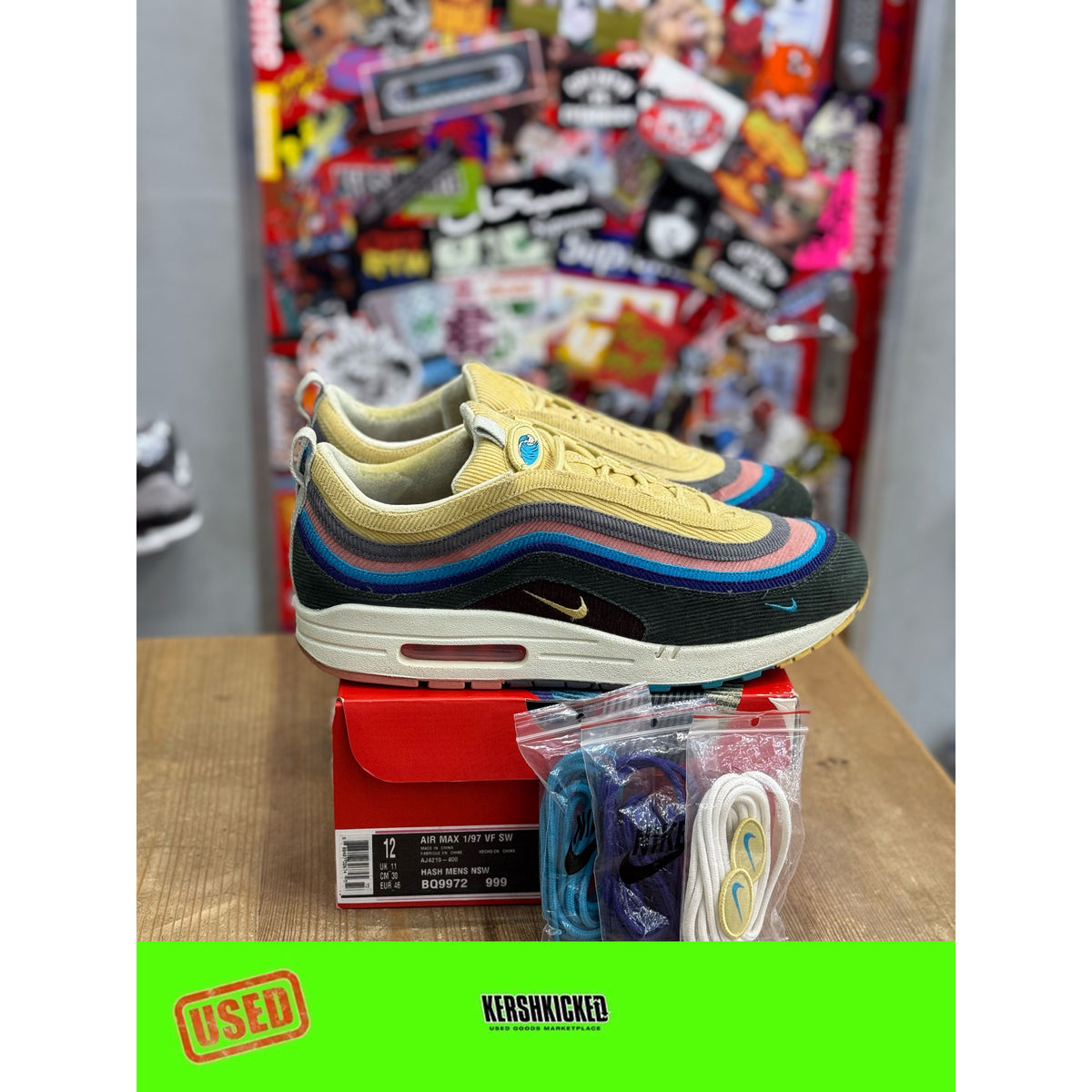 Nike Air Max 1/97 Sean Wotherspoons UK 11