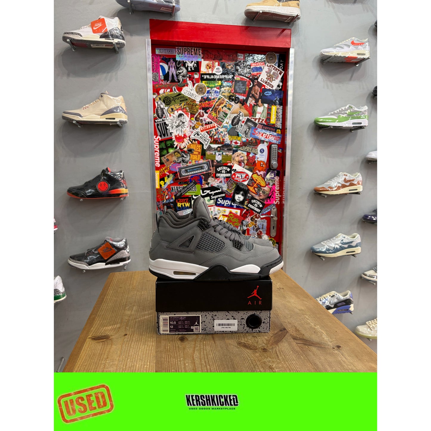 Jordan 4 Retro Cool Grey (2019) UK 9.5