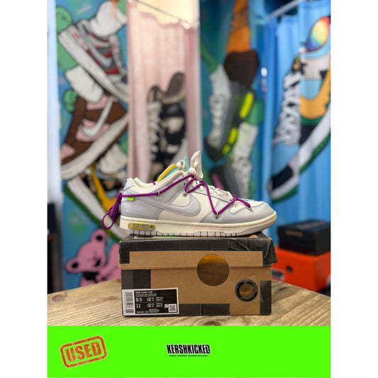 Nike Dunk Low Off White LOT 21 UK 8.5
