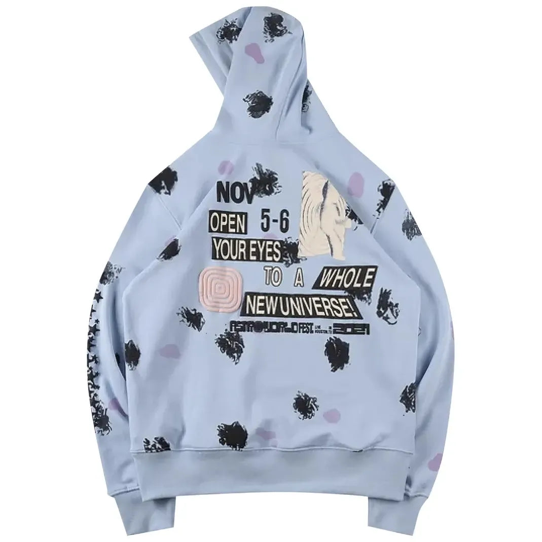 Cactus Jack by Travis Scott See You In Utopia Hoodie Tie Dye