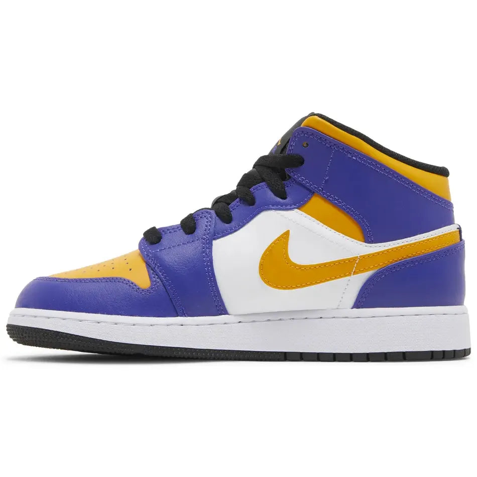 Air Jordan 1 Mid GS Lakers