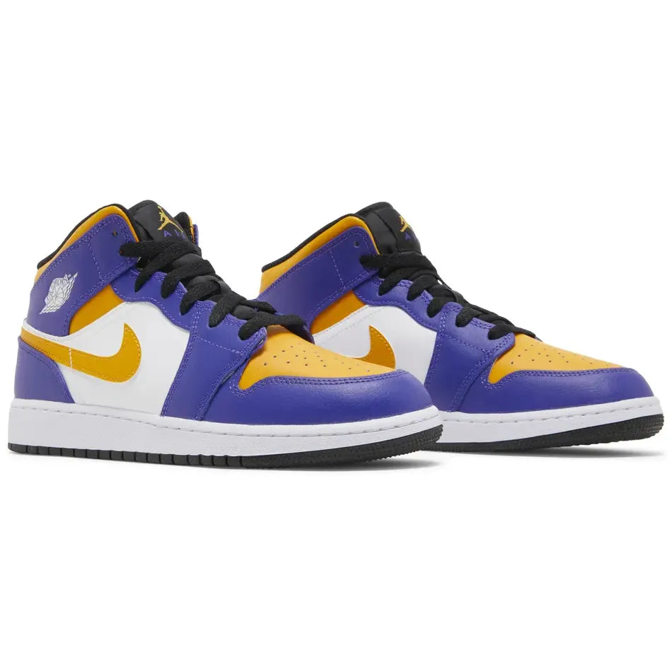 Air Jordan 1 Mid GS Lakers