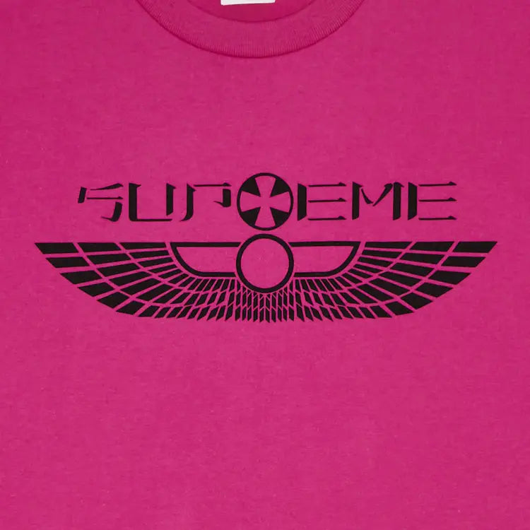 Supreme Wings Tee Fuchsia
