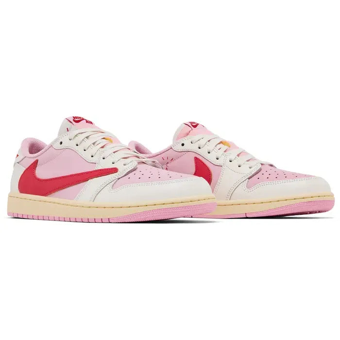 Jordan 1 Retro Low OG SP Travis Scott Sail Tropical Pink