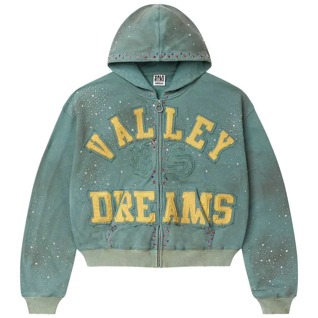 Vale Forever Bank Zip Up Dark Mint