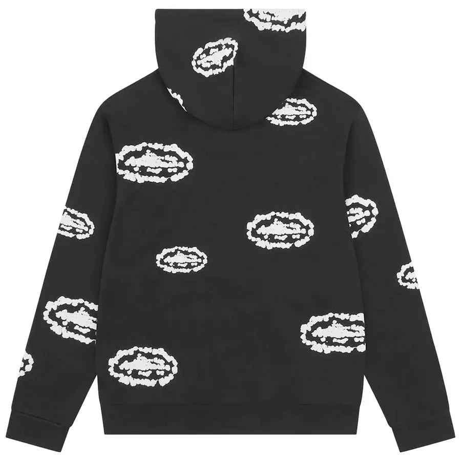 Denim Tears x Corteiz Cotton Wreath Zip Hoodie 'Black'
