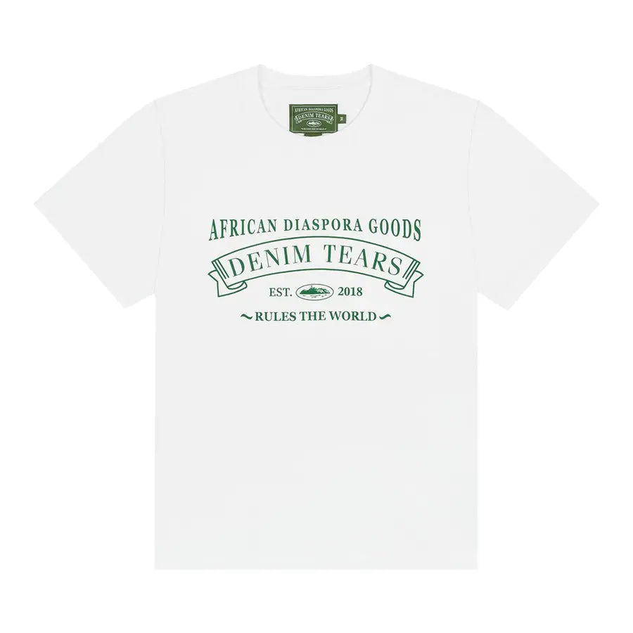 Denim Tears x Corteiz ADG Tee 'White'
