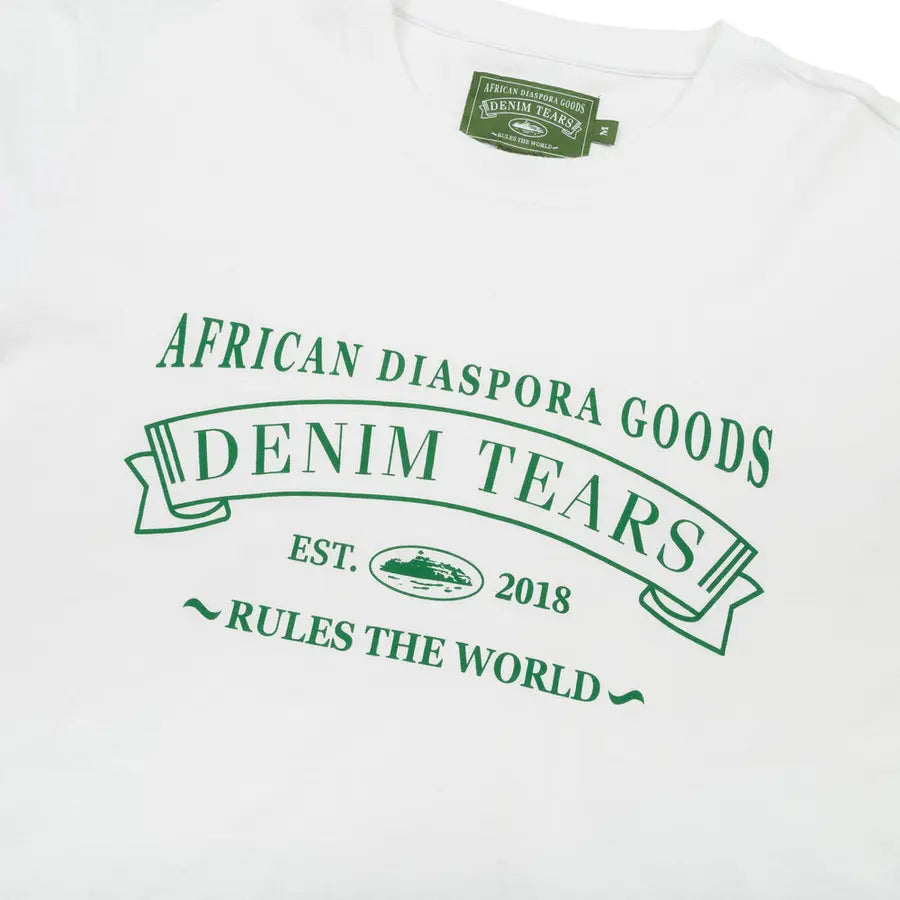 Denim Tears x Corteiz ADG Tee 'White'