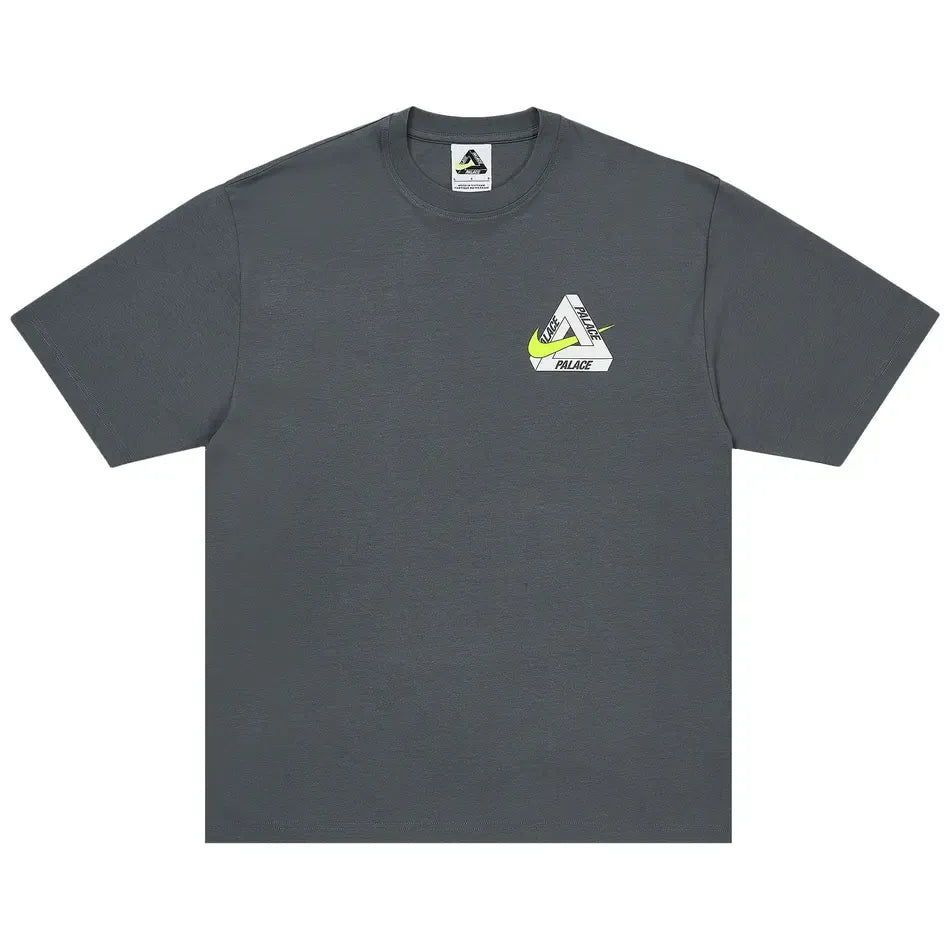Palace x Nike Tri Swoosh T-Shirt Charcoal