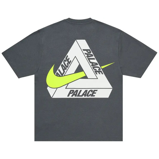 Palace x Nike Tri Swoosh T-Shirt Charcoal