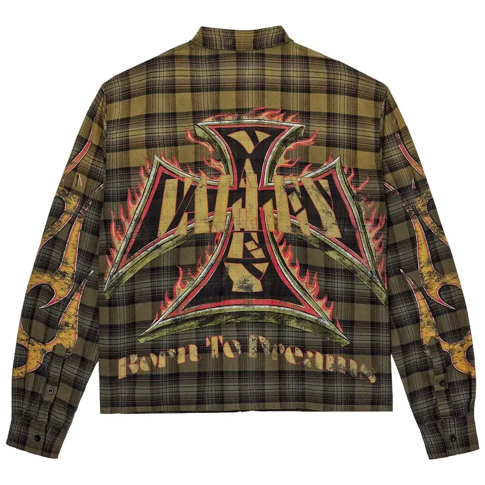 Vale Forever Reborn Flannel Green