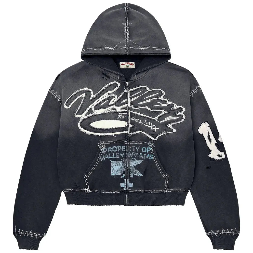 Vale Forever Religion Zip Up Black