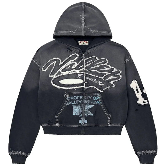 Vale Forever Religion Zip Up Black