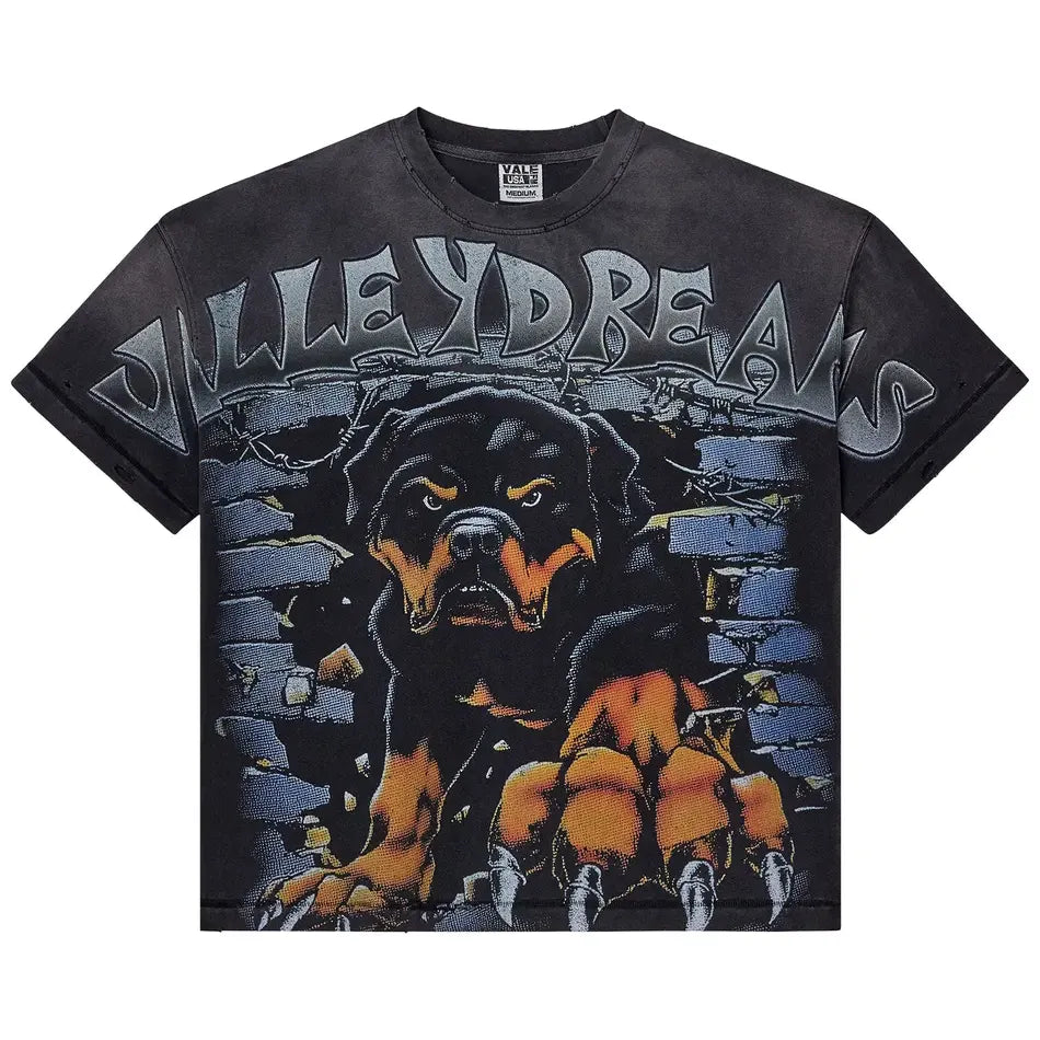 Vale Forever Rottweiler Big Tee Black