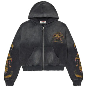 Vale Forever Reborn Waffle Zip Up Black | Vale Forever | KershKicks