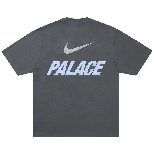 Palace Nike Font Swoosh Swoosh T-shirt Charcoal