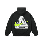 PALACE NIKE TRI SWOOSH HOOD BLACK