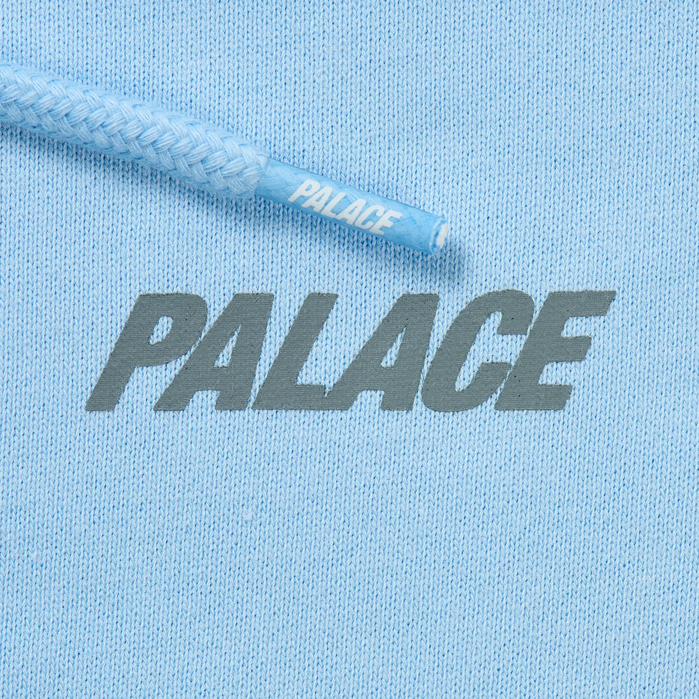 Palace Nike Font Swoosh Hoodie Sky Blue