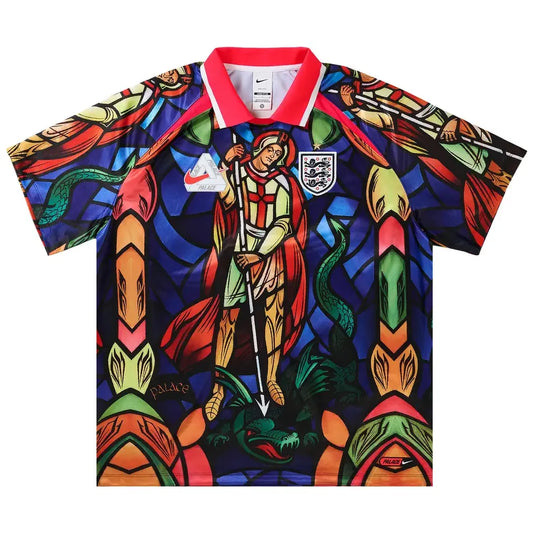 Palace x Nike England Dri-FIT Football Jersey Bright Crimson