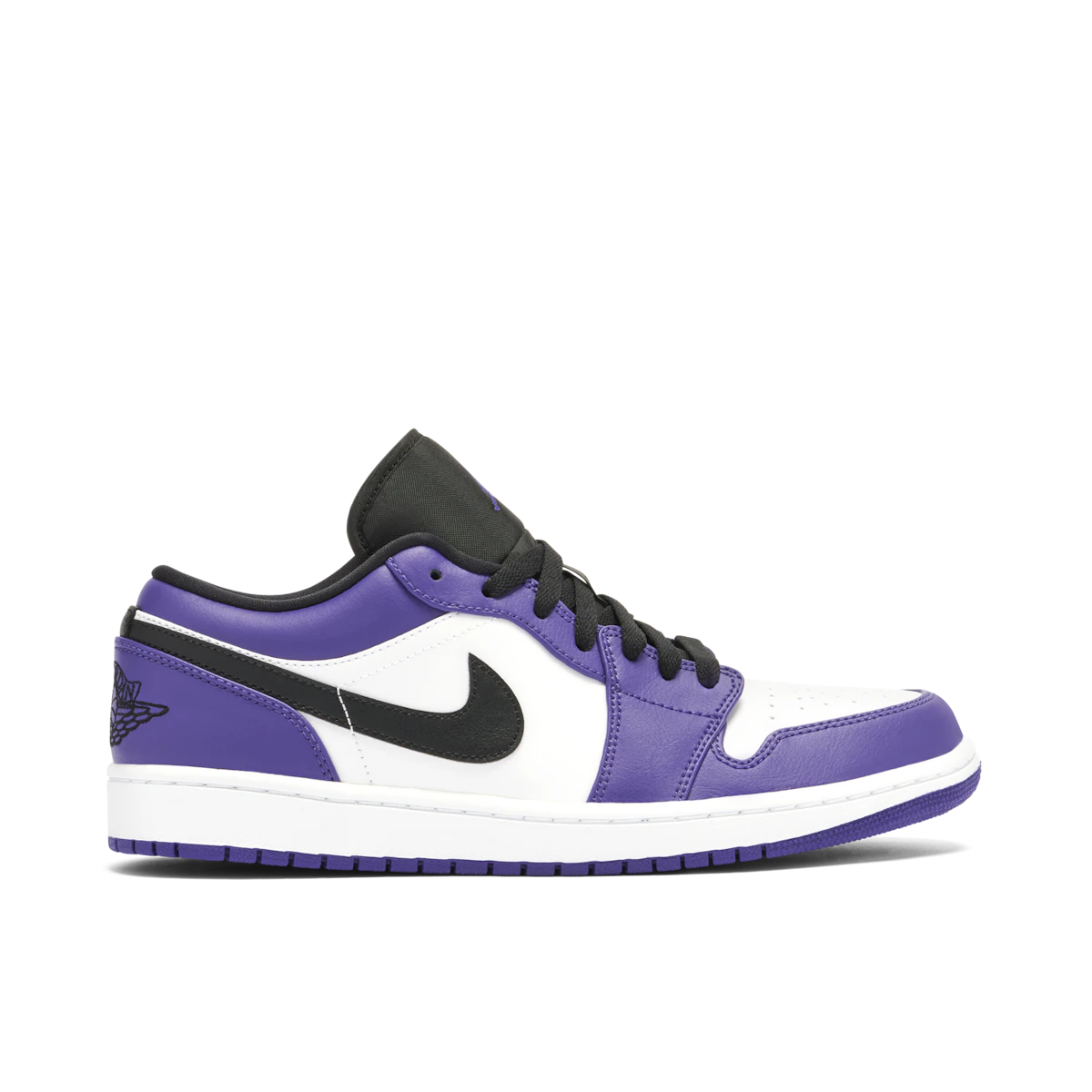 Jordan 1 Low Court Purple White by Jordan's in Shoes. Available at KershKicks for £155.00. A must-have for fans of Jordan's looking to elevate their style with this Shoes.