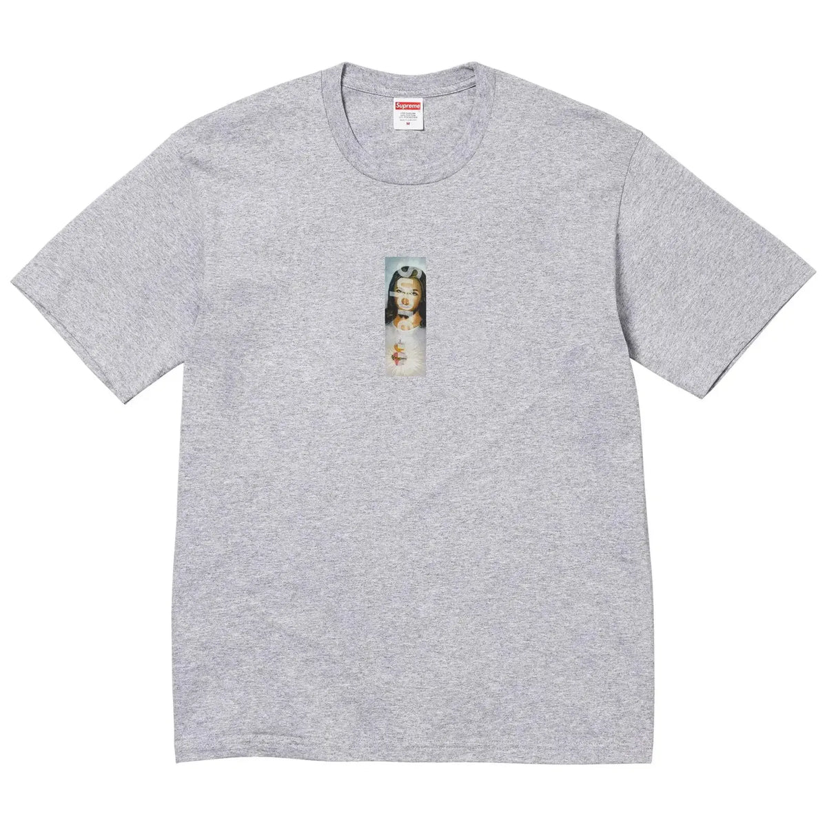 Supreme Prayer Card Box Logo Tee Grey
