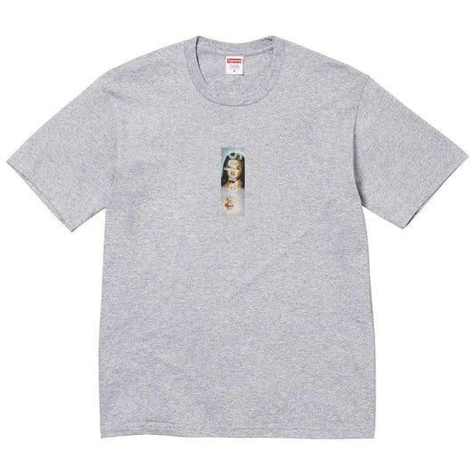 Supreme Prayer Card Box Logo Tee Grey