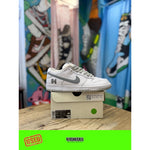 Nike SB Dunk Low Supreme 94 White Metallic Silver UK 9