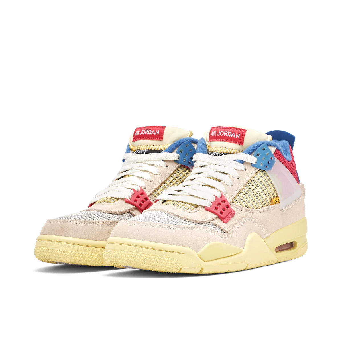 Jordan 4 Retro Union Guava Ice by Jordan's in Shoes. Available at KershKicks for £885.00. A must-have for fans of Jordan's looking to elevate their style with this Shoes.