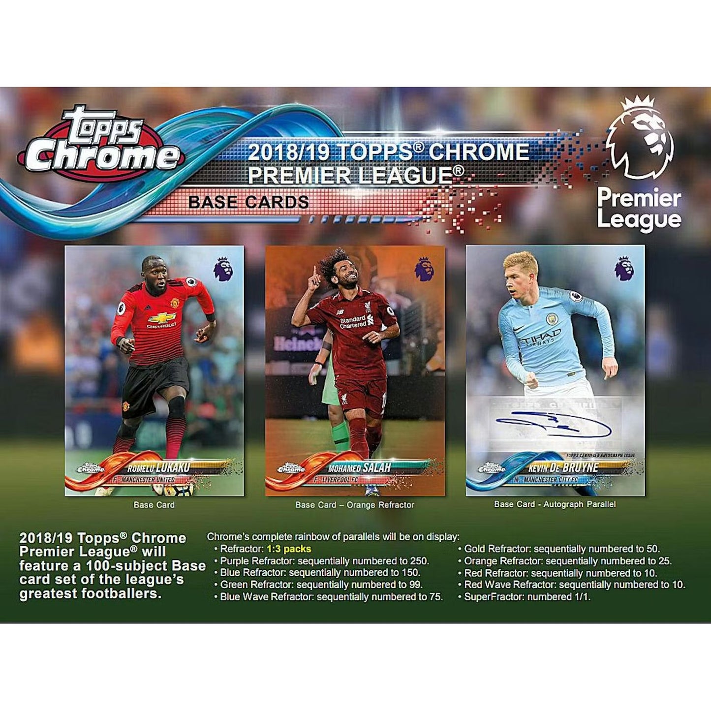 Topps Premier League Chrome 2018/19 Sealed Hobby Box Sealed