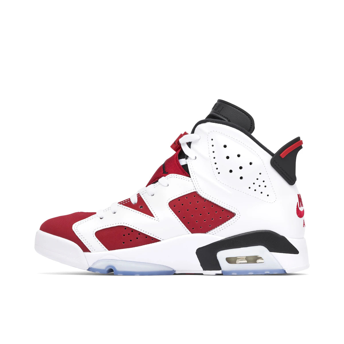 Jordan 6 Retro "Carmine (2021)" by Jordan's in Shoes. Available at KershKicks for £275.00. A must-have for fans of Jordan's looking to elevate their style with this Shoes.