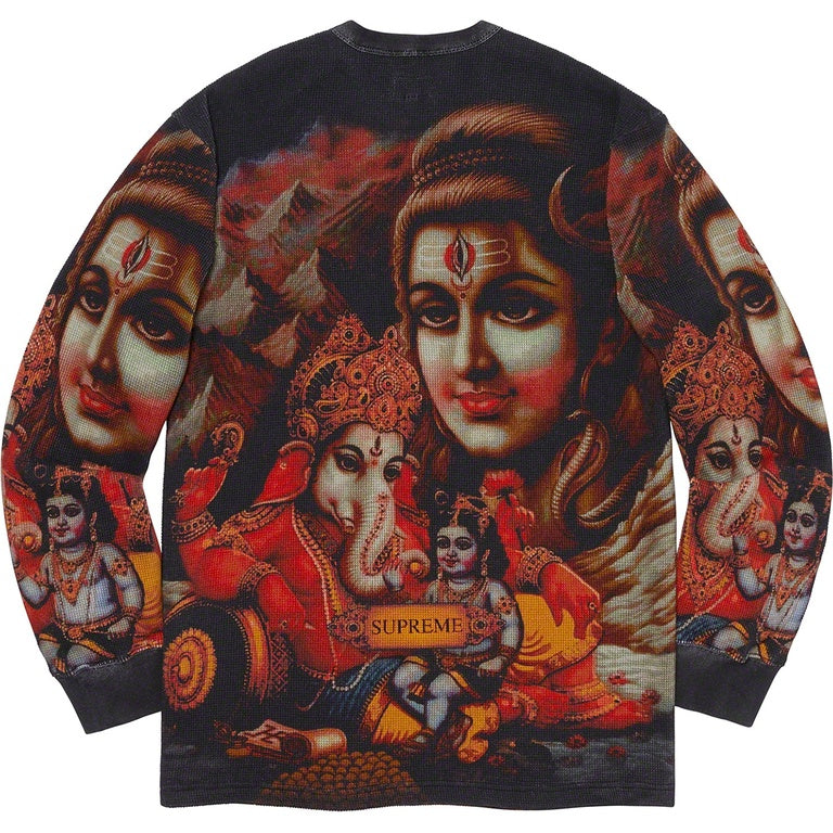 Supreme Ganesh L/S Thermal Black