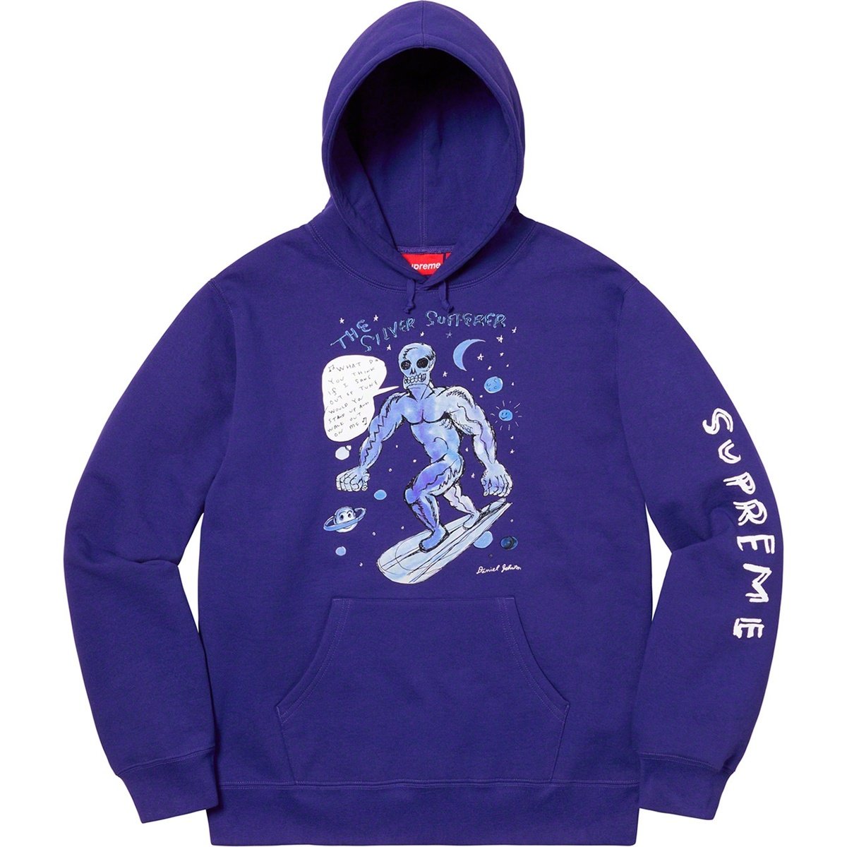 Supreme Daniel Johnston Hooded Sweatshirt Dark Royal