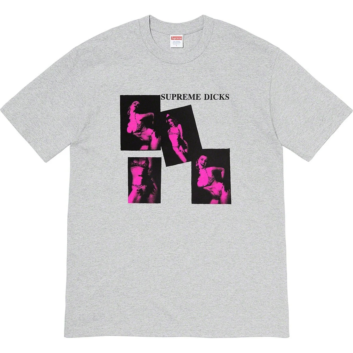 Supreme Supreme Dicks Tee Heather Grey