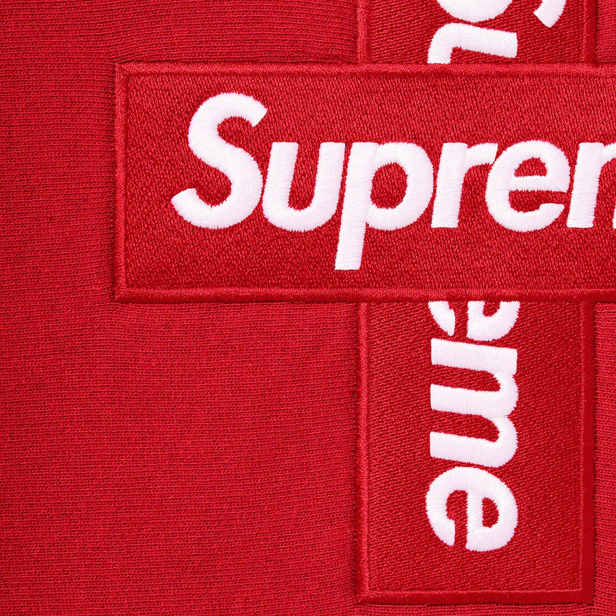 Supreme Cross Box Logo Hooded Sweatshirt Red by Supreme in Uncategorized. Available at KershKicks for £325.00. A must-have for fans of Supreme looking to elevate their style with this Hoodie.