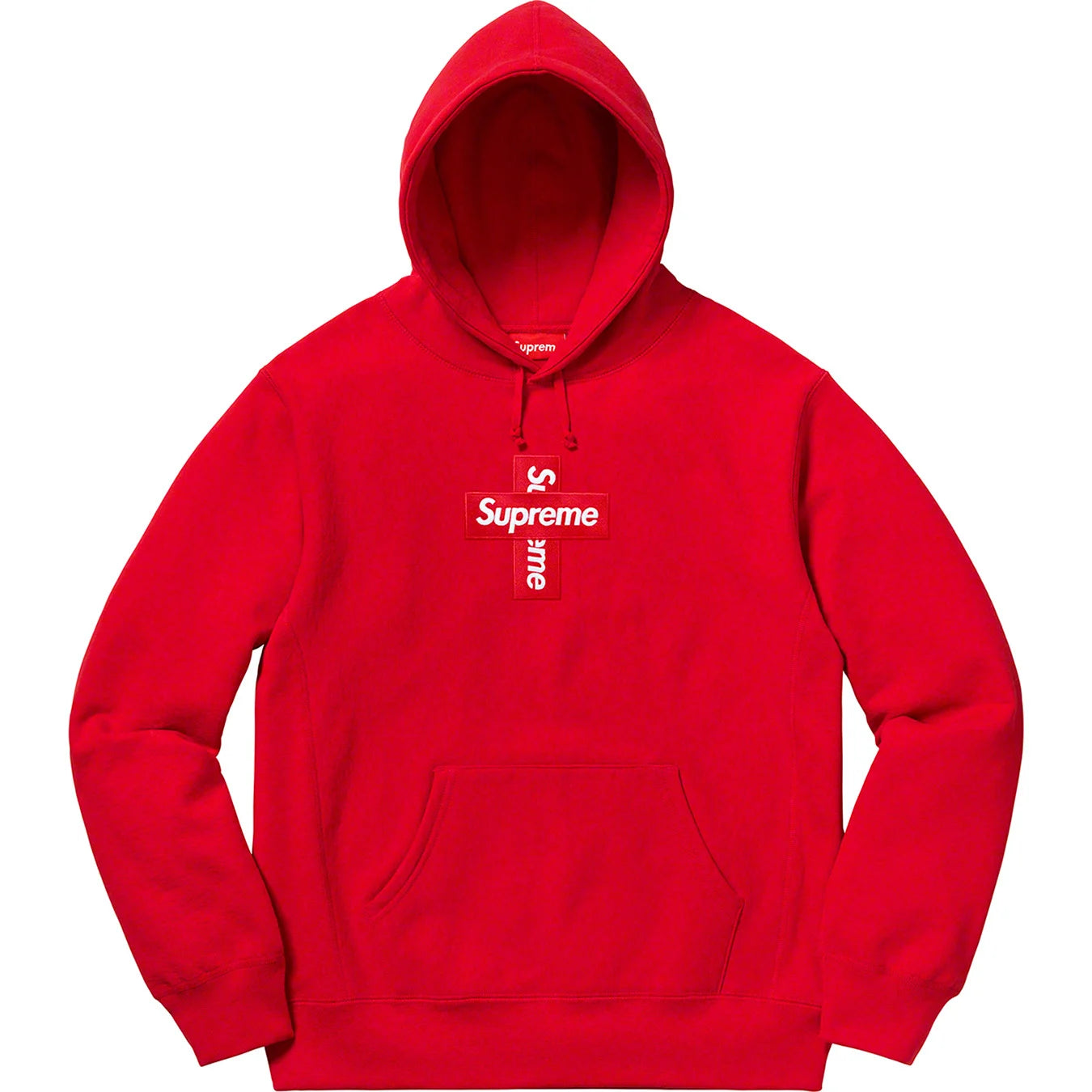 Supreme Cross Box Logo Hooded Sweatshirt Red by Supreme in Uncategorized. Available at KershKicks for £325.00. A must-have for fans of Supreme looking to elevate their style with this Hoodie.