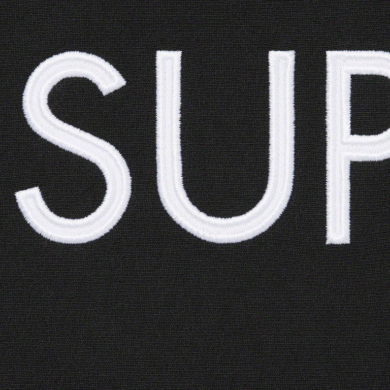 Supreme Capital Hooded Sweatshirt Black