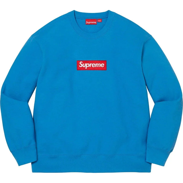 Supreme Box Logo Crewneck (FW22) Blue