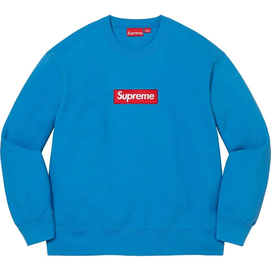 Supreme Box Logo Crewneck (FW22) Blue