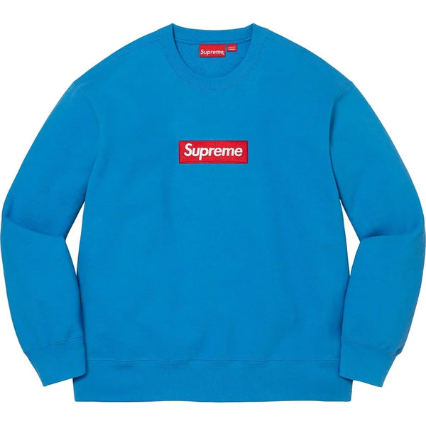 l*y様 未使用 supreme box logo crewneck 22FW Supreme Box Logo Crewneck (FW22) Blue | Supreme | KershKicks